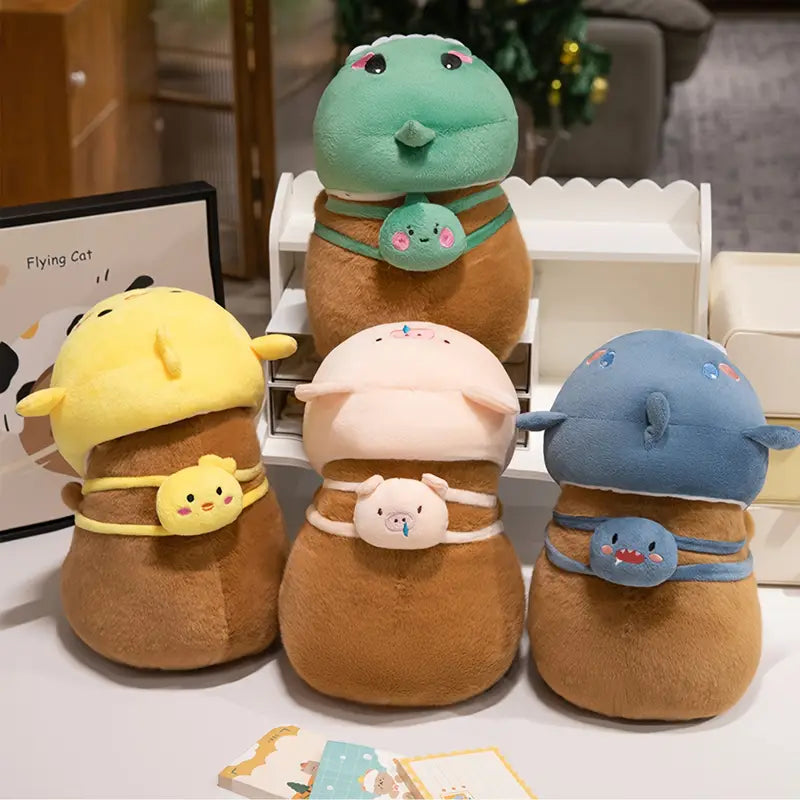 Capy Plushie | Capybara Kuscheltier in verschiedenen Kostümen