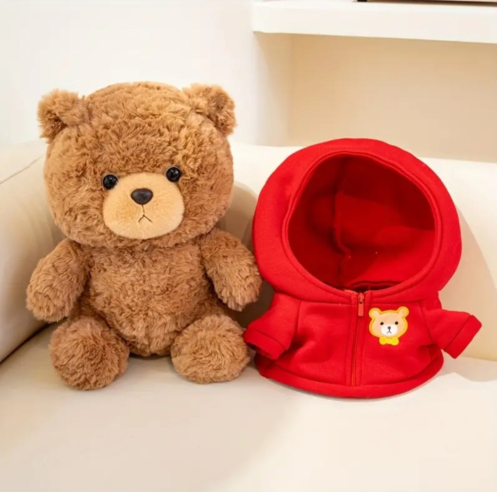 Snugbär | Handgemachter Teddybär mit anziehbarem Sweatshirt