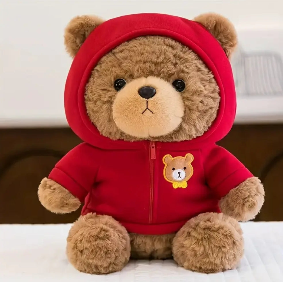 Snugbär | Handgemachter Teddybär mit anziehbarem Sweatshirt