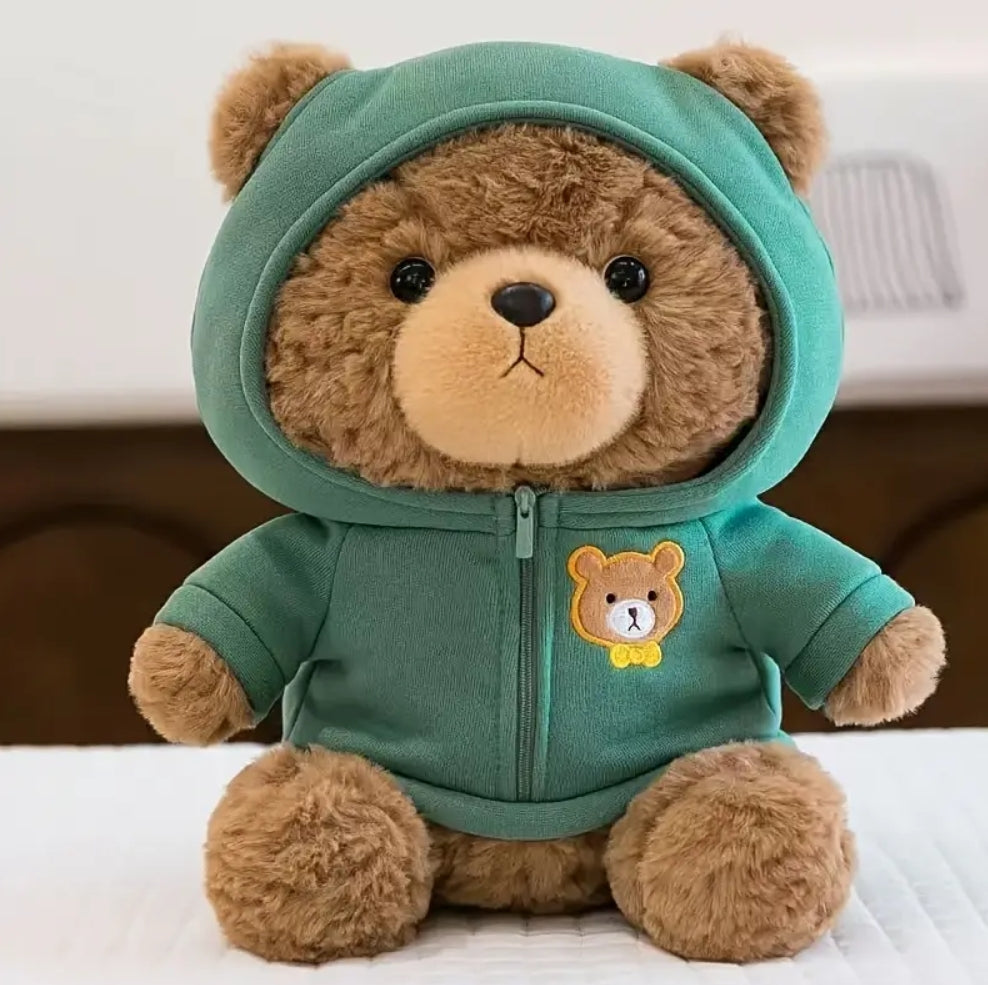 Snugbär | Handgemachter Teddybär mit anziehbarem Sweatshirt
