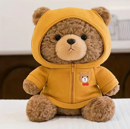 Snugbär | Handgemachter Teddybär mit anziehbarem Sweatshirt