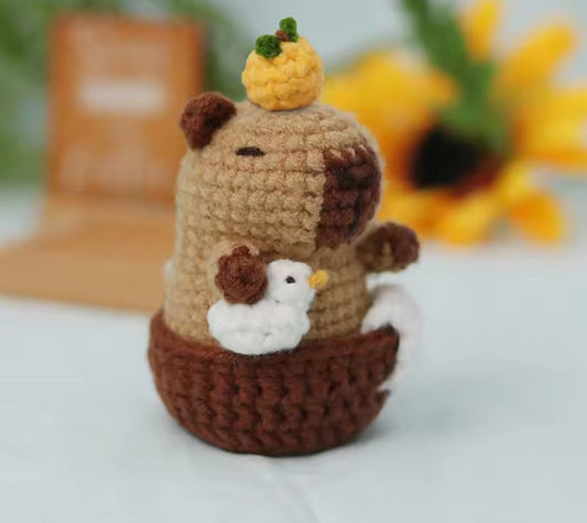 Crochet-Capybara | DIY Häkelset für ein niedliches Capybara