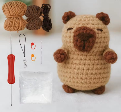 Crochet-Capybara | DIY Häkelset für ein niedliches Capybara