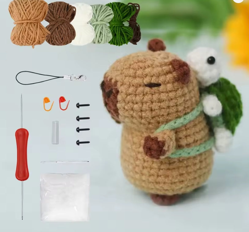 Crochet-Capybara | DIY Häkelset für ein niedliches Capybara