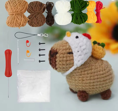 Crochet-Capybara | DIY Häkelset für ein niedliches Capybara