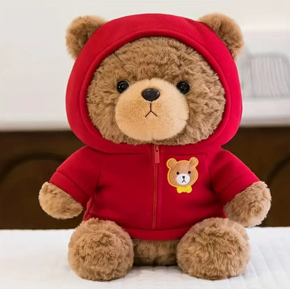 Snugbär | Handgemachter Teddybär mit anziehbarem Sweatshirt