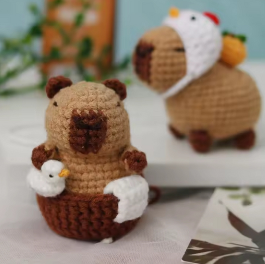 Crochet-Capybara | DIY Häkelset für ein niedliches Capybara
